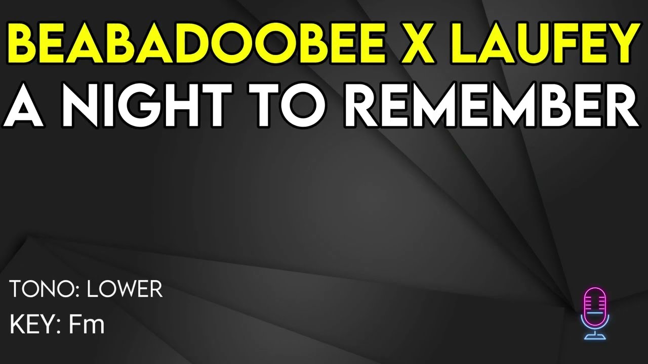 Beabadoobee x Laufey - A Night To Remember - Karaoke Instrumental - Lower