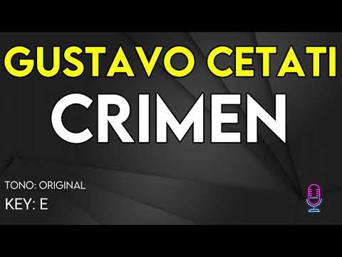 Gustavo Cerati - Crimen - Karaoke Instrumental