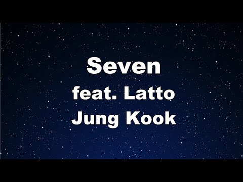 Karaoke♬ Seven feat. Latto - Jung Kook【No Guide Melody】 Instrumental, Lyric
